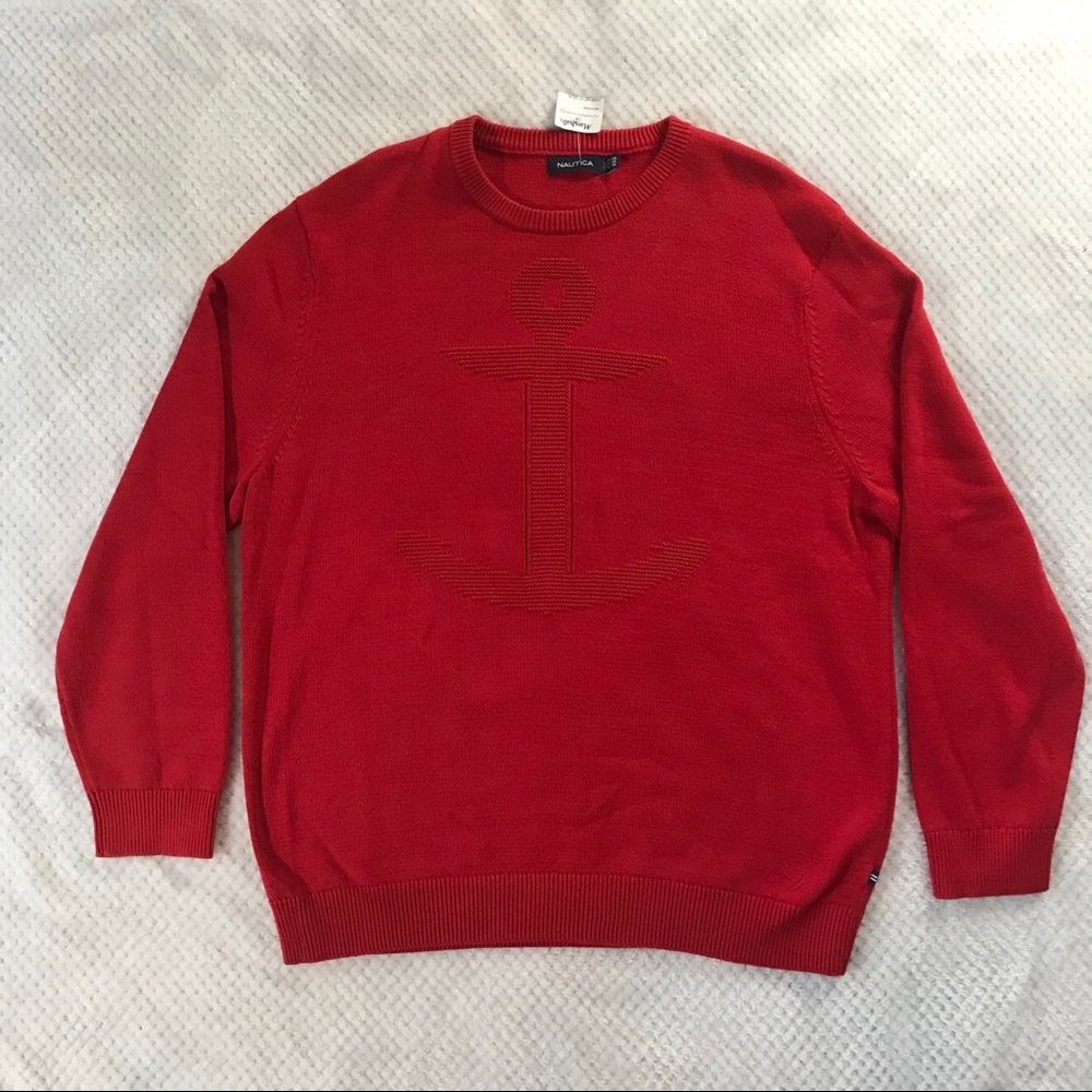 NWT Nautica red sweater